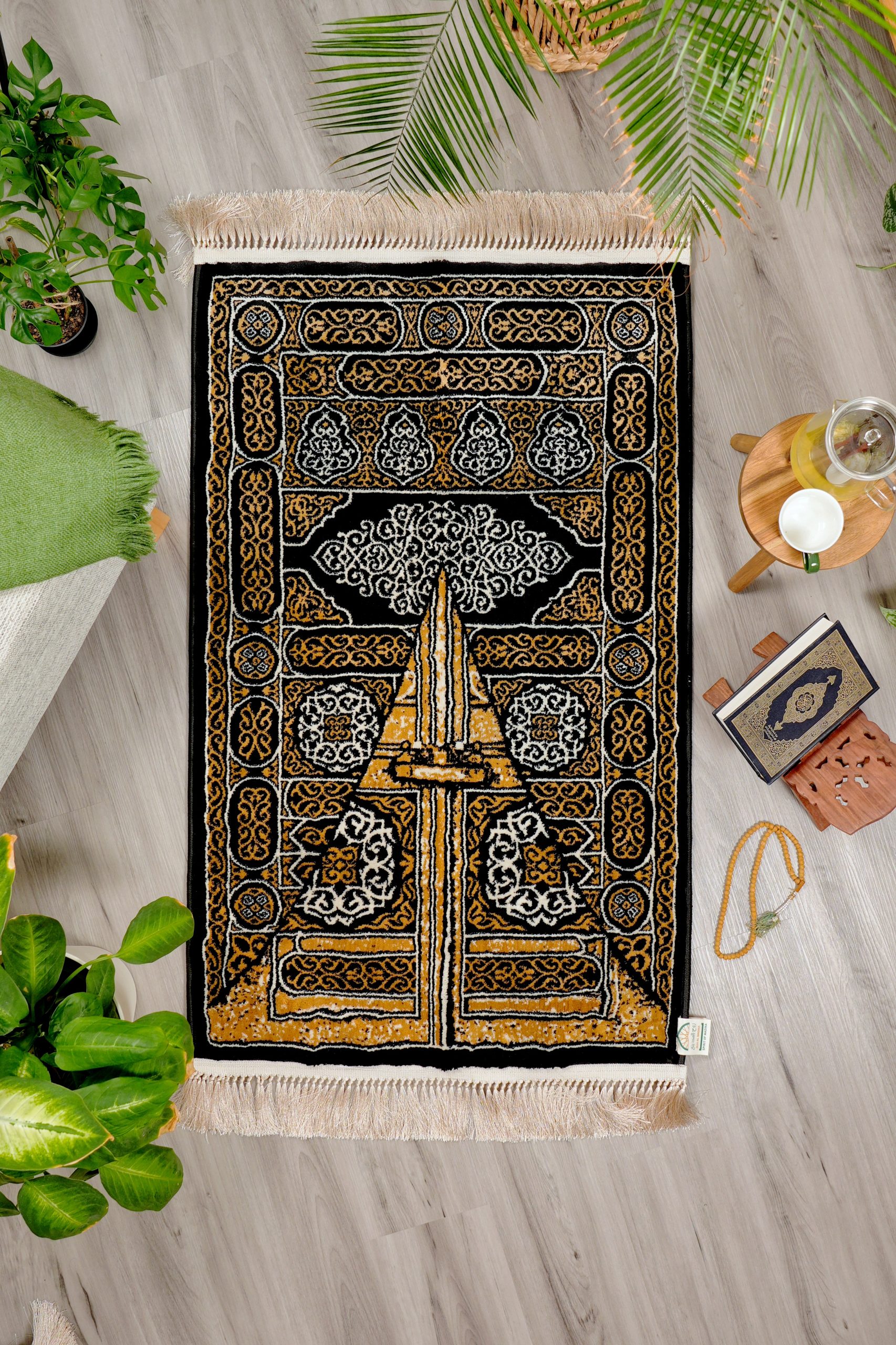 Kaba Premium Prayer Rug, 13mm, Silky Soft - Image 3